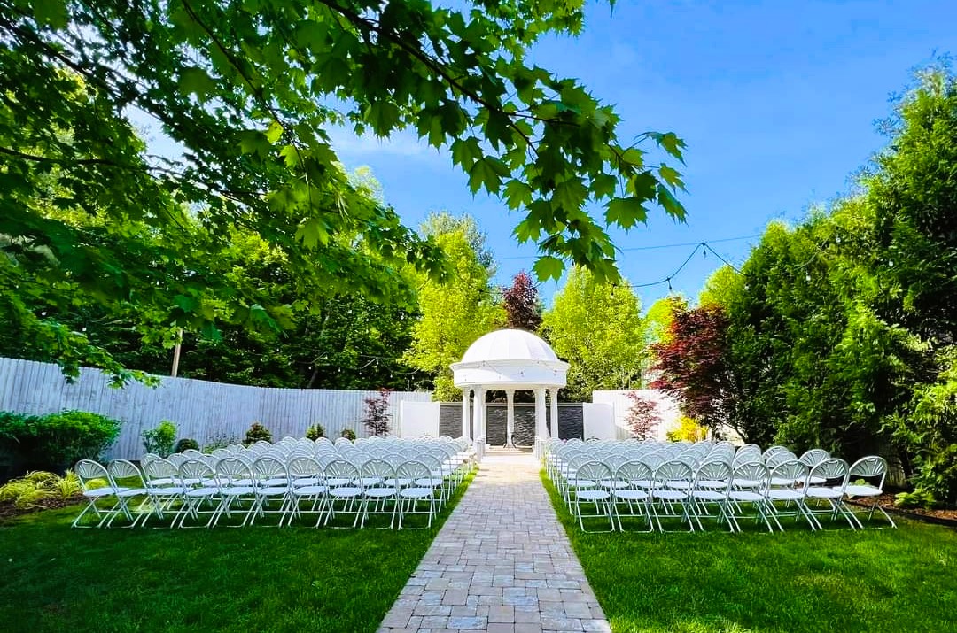 Enchanted Garden Ceremony or Newly Designed Indoor Wedding Chapel